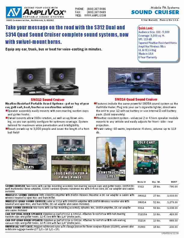 AmpliVox Car Stereo System SW312-page_pdf